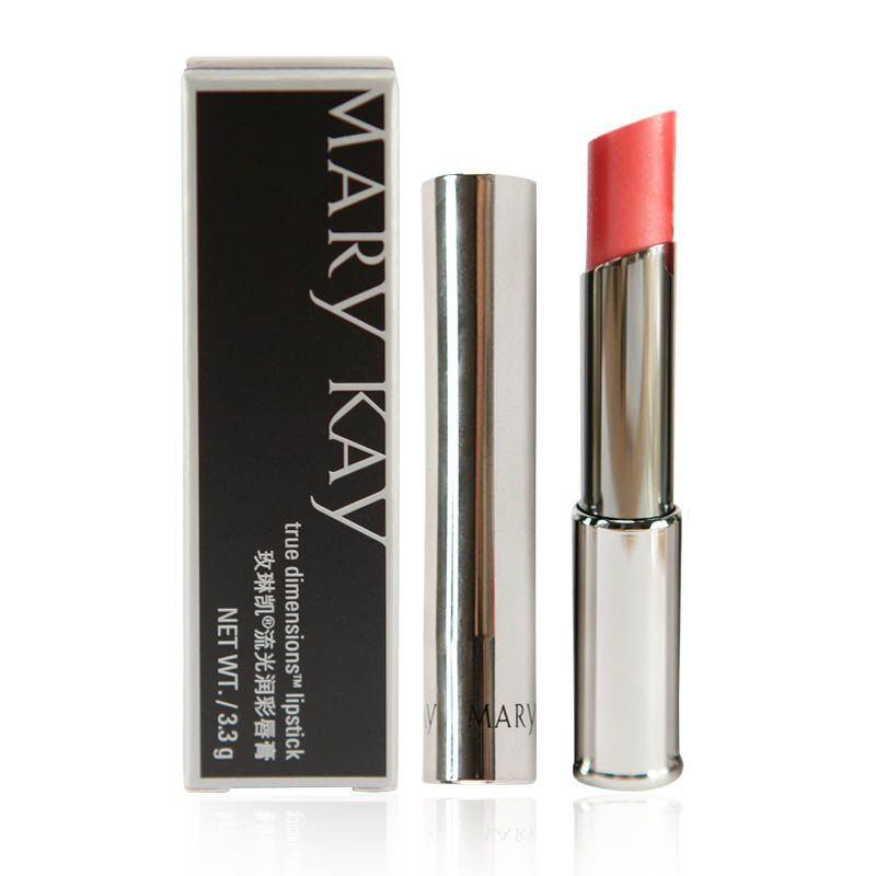 【天猫超市】Marykay/玫琳凯口红靓粉橘流光润彩唇膏3.3g滋润双唇