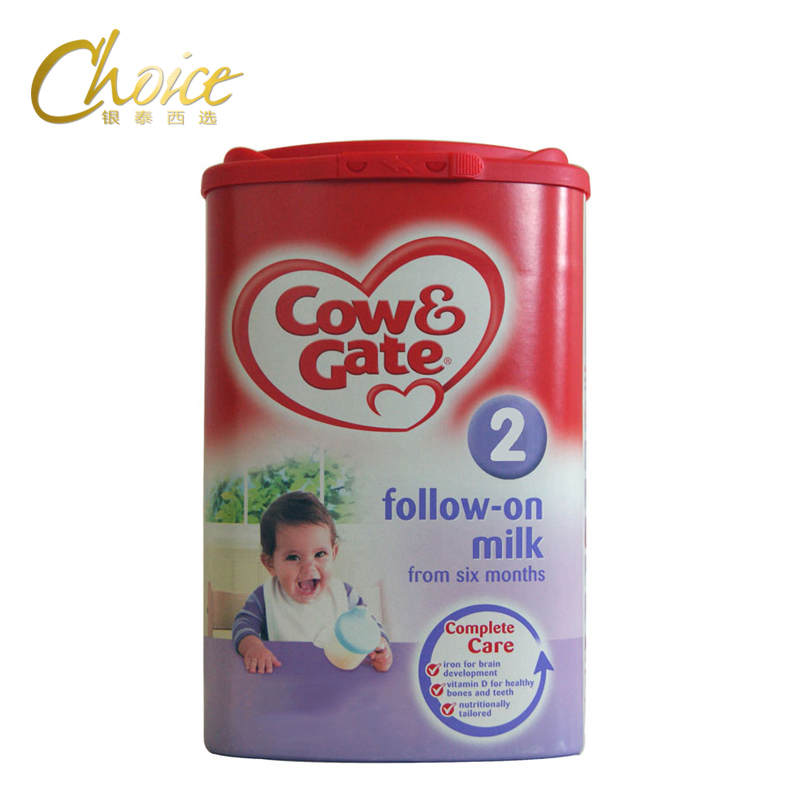 英国牛栏2段 Cow&Gate 婴幼儿配方牛奶粉6-12个月900g