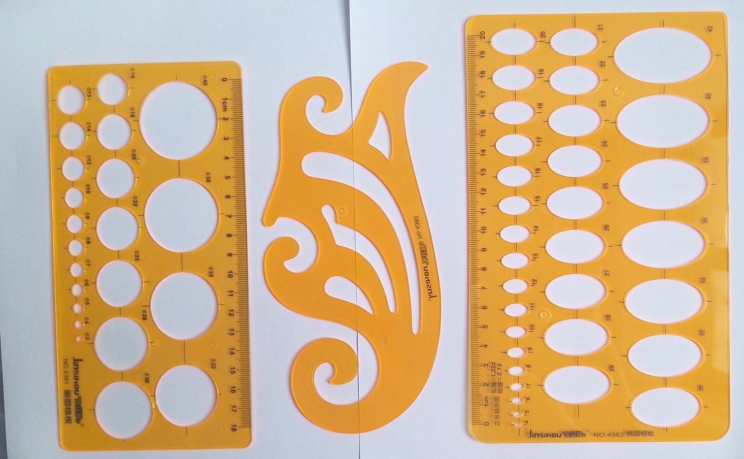 Golden monkey premium oval round cloud ruler curve board jewelry design economical template