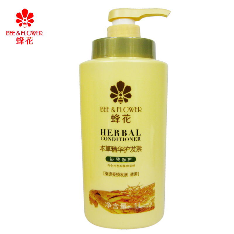 【天猫超市】蜂花 染烫修护 护发素 本草精华1L适用染烫受损发质