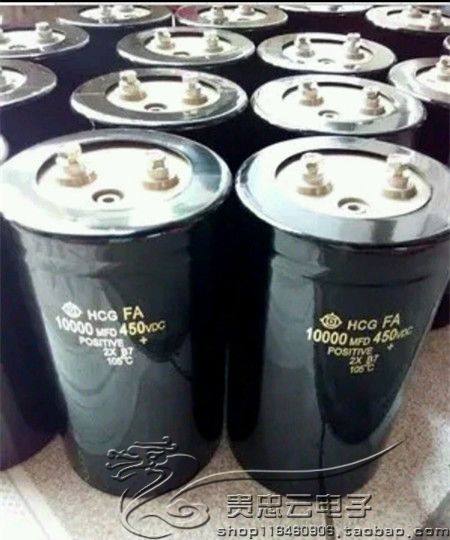 Hitachi inverter screw foot 450V10000UF 450V15000UF inverter high power capacitor