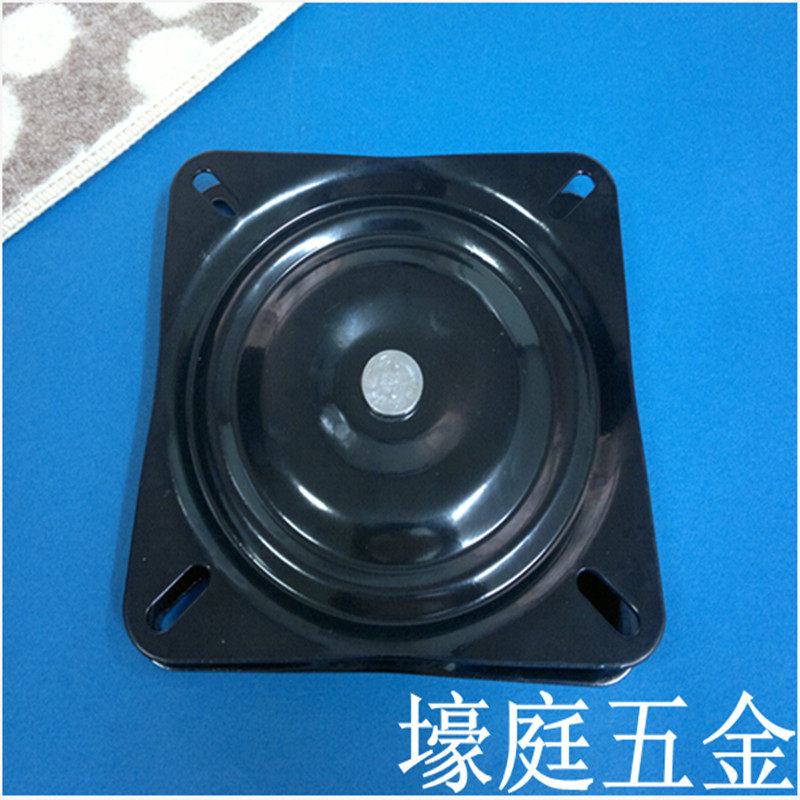 Special offer thickened beaded cold-rolled steel turntable furniture round table 360-degree rotating table and chair universal chassis 10 inch