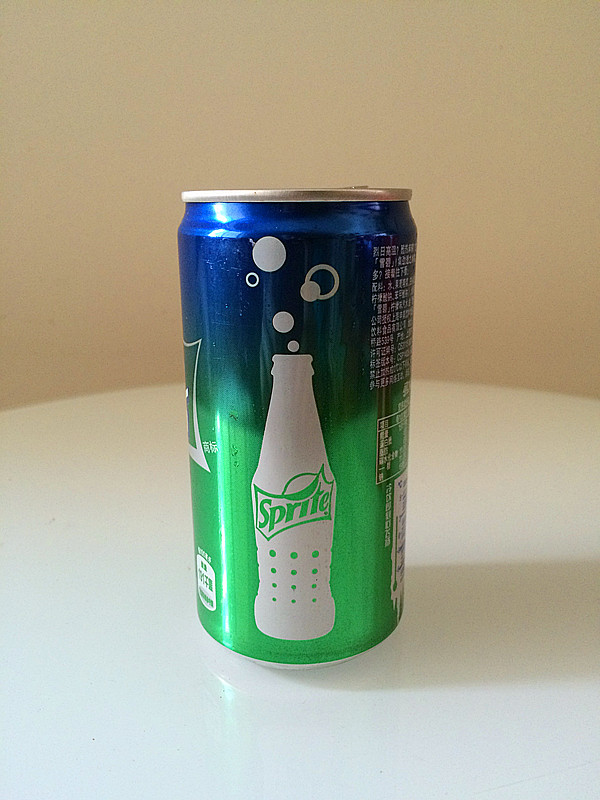 Sprite Bottle Pattern 250ml Aluminum Can