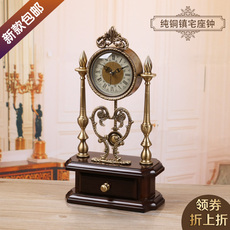 Часы tqj Европейский часы чистая медь