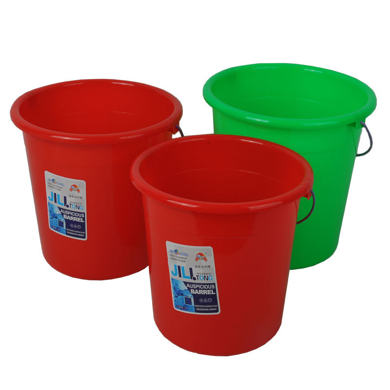 Plastic bucket big bucket bucket plastic bucket household large bath car wash bucket multi-functional adult student round thickening