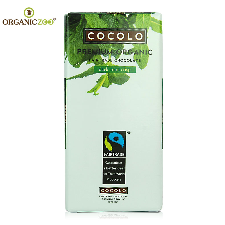 澳洲Cocolo有机巧克力（薄荷味）香浓巧克力清凉薄荷 多彩新组合