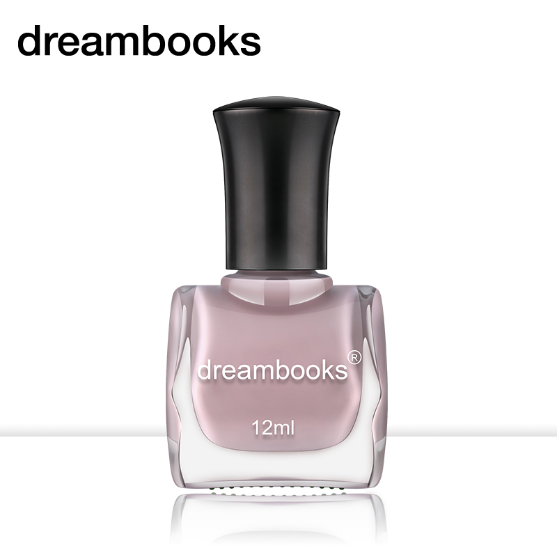 Dreambooks环保健康无毒指甲油 漆光奶咖色 淡雅显白美甲 12ML