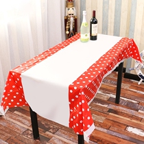 Boy girl Birthday decoration decoration tablecloth Baby birthday party dress up disposable year-old party