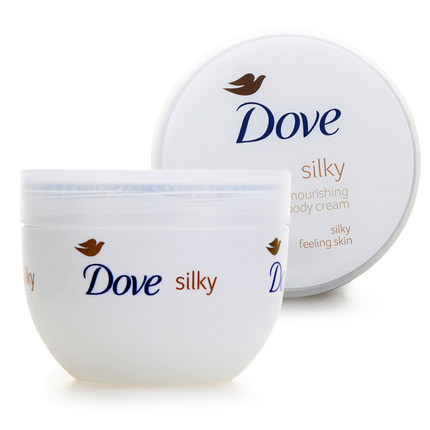 Dove多芬蚕丝柔滑身体乳霜300ml*2