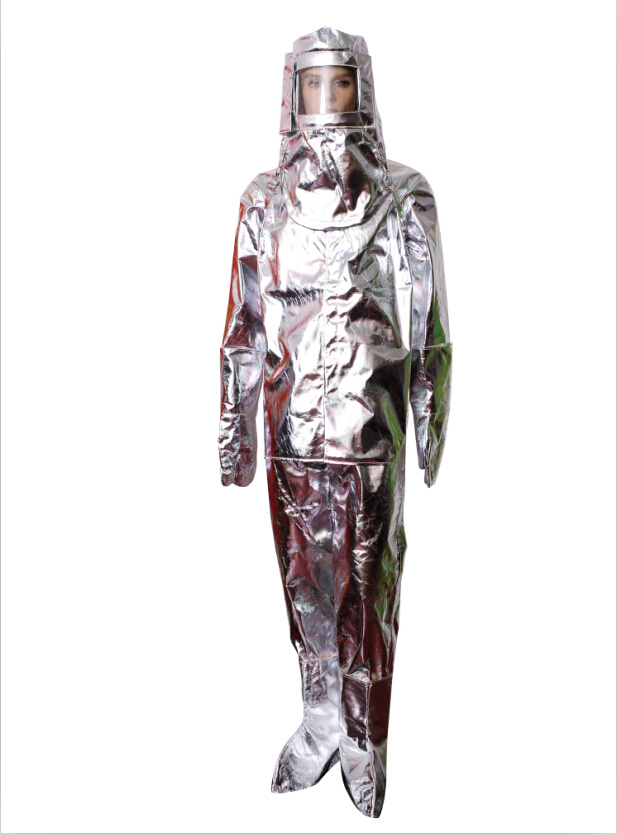 500-degree aluminum foil thermal insulation protective clothing flame resistant and resistant to radiation-resistant thermal work