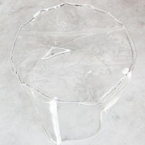 Custom round transparent rain cover outdoor dustproof waterproof equipment cover Furniture cover PVC transparent table cloth fixed size