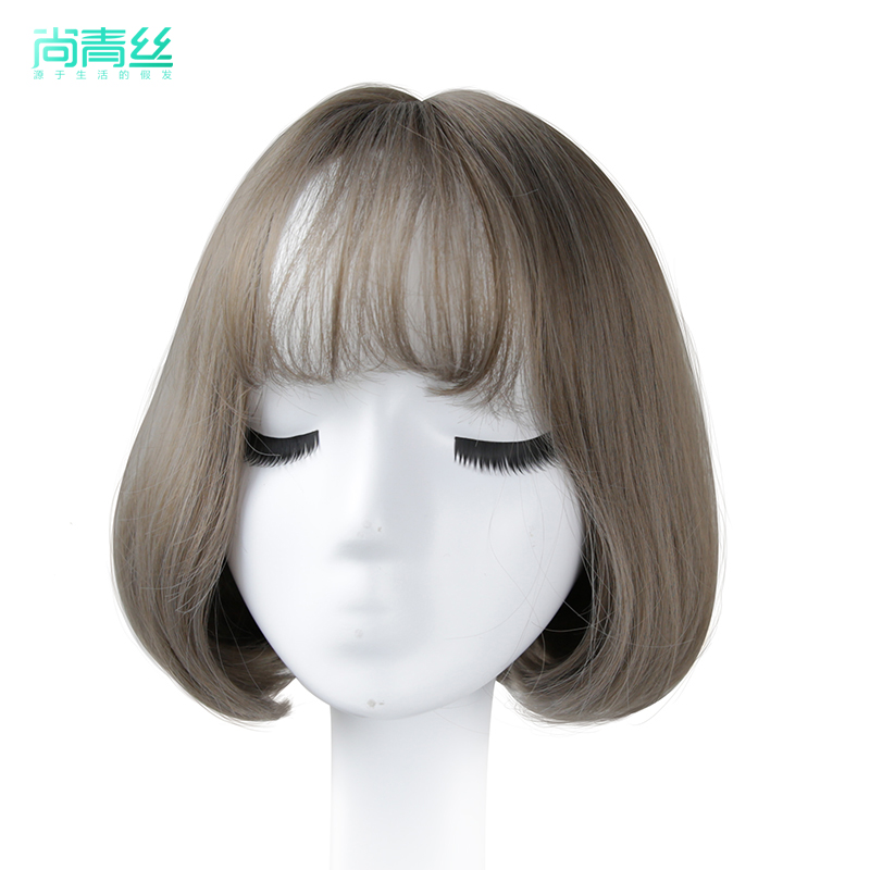 假发女短发梨花卷韩国bobo头内扣微卷网红自然逼真蓬松修脸短卷发