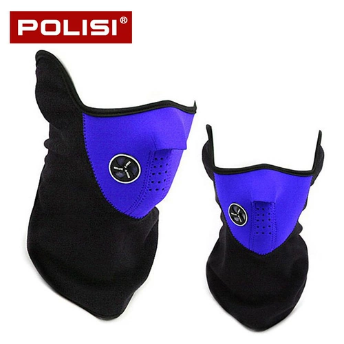 POLISI Лыжная ветрозащитная удерживающая тепло маска
