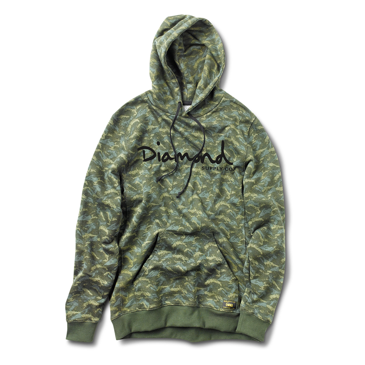 US Buy Back Diamond Supply TONAL CAMO HOODIE Camo Camo Hoodie Jersey