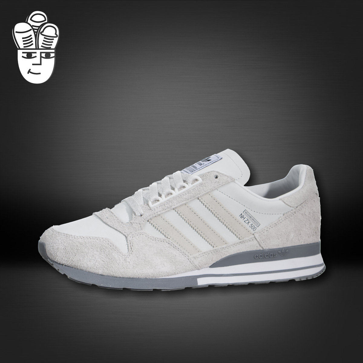 阿迪达斯Adidas ZX 500 OG 三叶草男子复古跑鞋 限量合作款休闲鞋