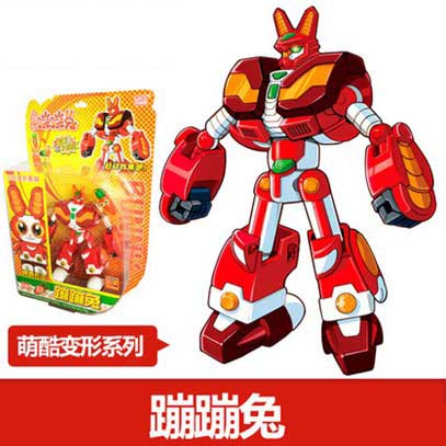Genuine smart bouncy rabbit deformation robot 1821 bouncy rabbit 1822 smart turtle 8 5 inch children's toys