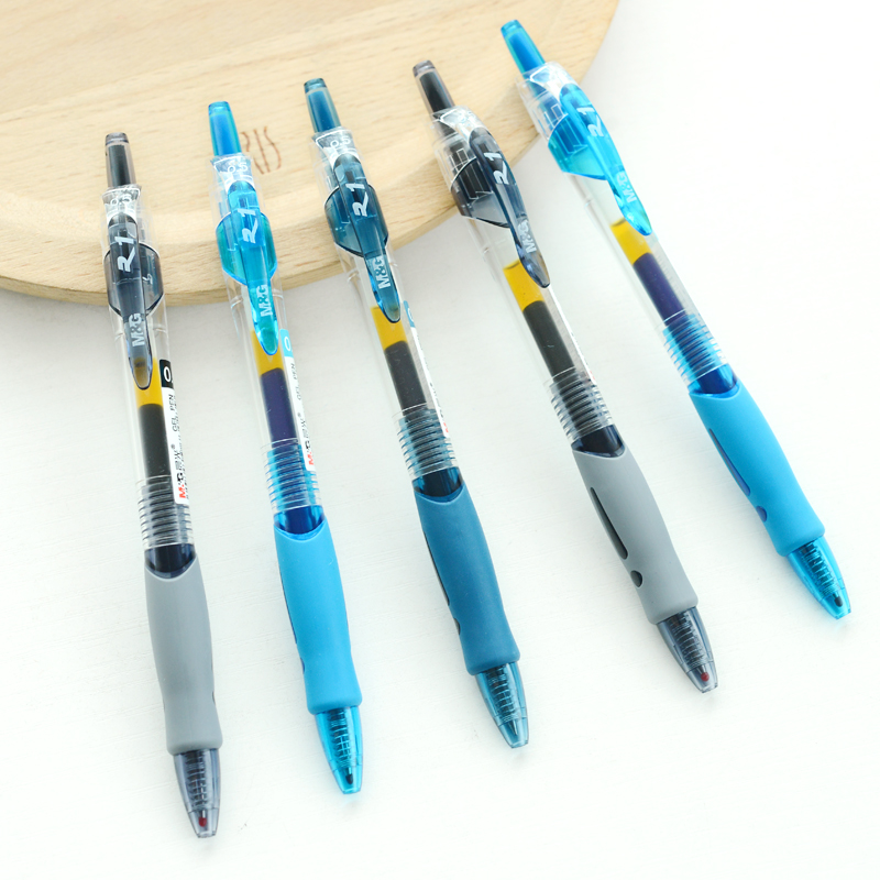 Morning light stationery GP1008 press-in-motion pen creators Chinese character pen 0 5 pen red blue black press action pen