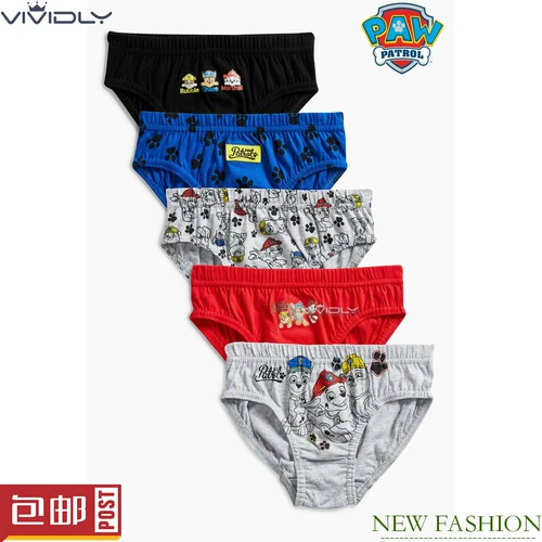 БЕСПЛАТНАЯ ДОСТАВКА ДЛЯ СОЗДАНИЯ N*XT BOORS LOANKSEAR, Детский Pawpatrol Pure Cotton Breaks 5-Pair Package 3-4 года