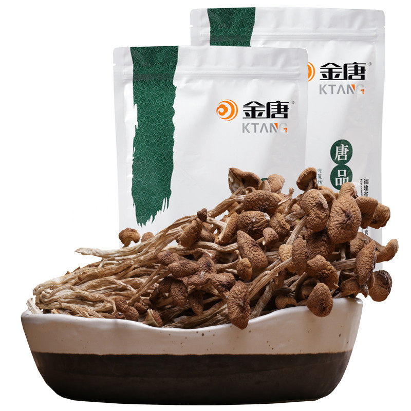 【天猫超市】金唐 古田茶树菇 120g  出口茶薪菇  冰菇苞