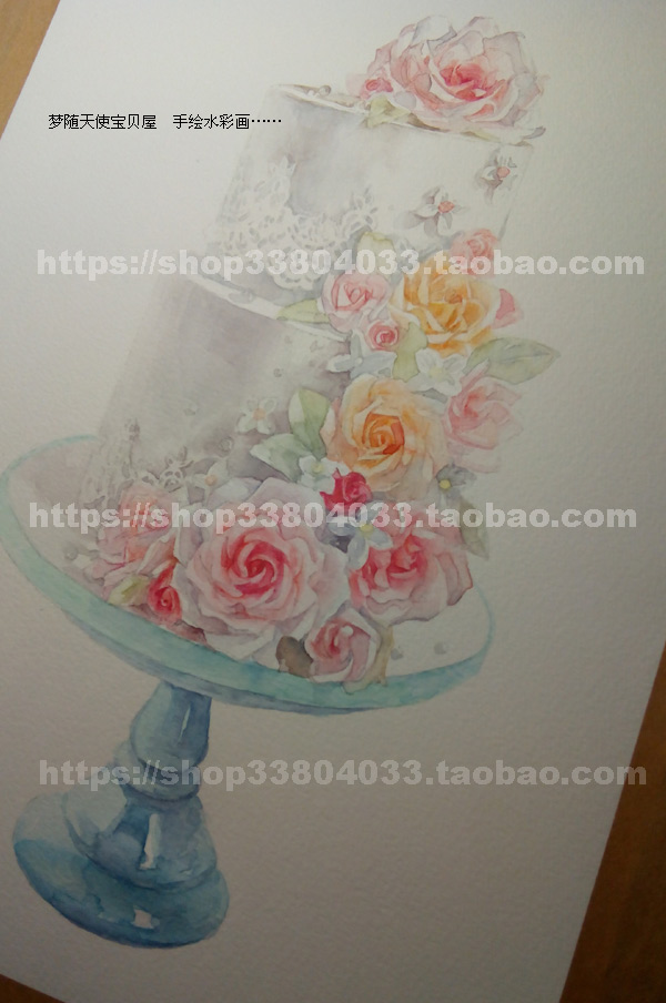 Pure Hand-painted Hand-painted Watercolor Watercolor Illustrations 