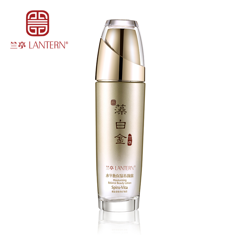 lantern/兰亭藻白金水平衡保湿养颜露100ml清爽型乳液美容护肤