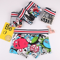 JOOMUU cartoon panties boxer shorts women les handsome t neutral boxer briefs pure cotton crotch breathable cute tide