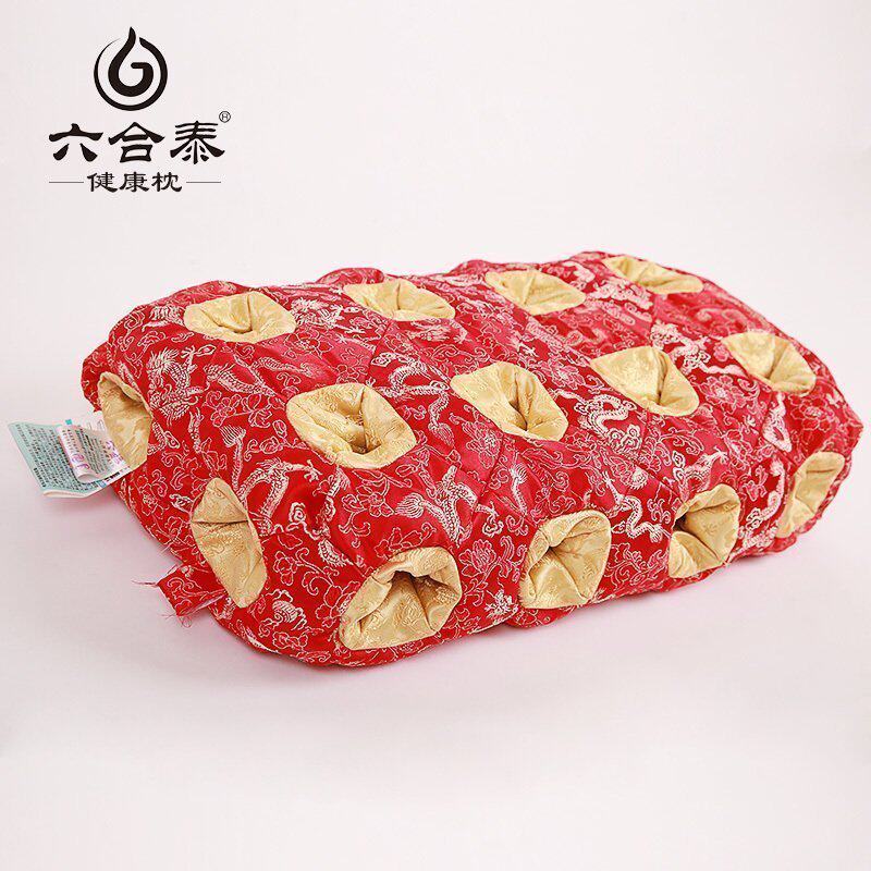 Liuhetai double-row 18-hole pillow silk with Chinese herbal pillow core ear pillow breathable and comfortable porous breathable pillow