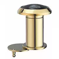 All copper pure copper cat eye HD optical wide angle cat eye door mirror anti-theft door diameter glass lens with cover 25MM