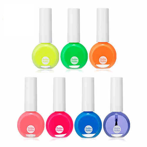 韩国新品 Holika Holika 霓虹灯光指甲油 夜光指甲油(纯色系)10ml