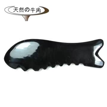 天然の牛角-多齿鱼刮痧按摩板台湾官网直邮进口
