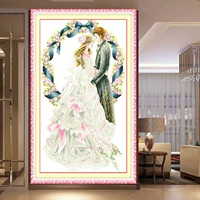 Бриллиантовая живопись True Love Eternal Cross Stitch вышивка 2020 Новая европейская свадебная свадебная свадебная гостиная коридор крыльца