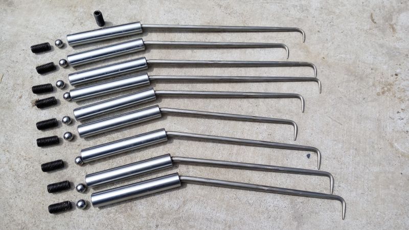 Kunming City Xiaobanqiao 10-Core Steel Polished to a Smooth 7.5mm Ultra-High Hardness Handle, Resistant to Impact, Wire Hook