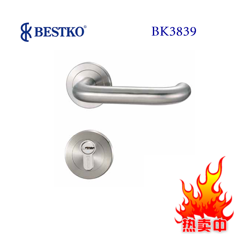 Ruigao BESTKO304 pure stainless steel Ruigao accessories two-piece door lock BK3839 home door lock room door lock