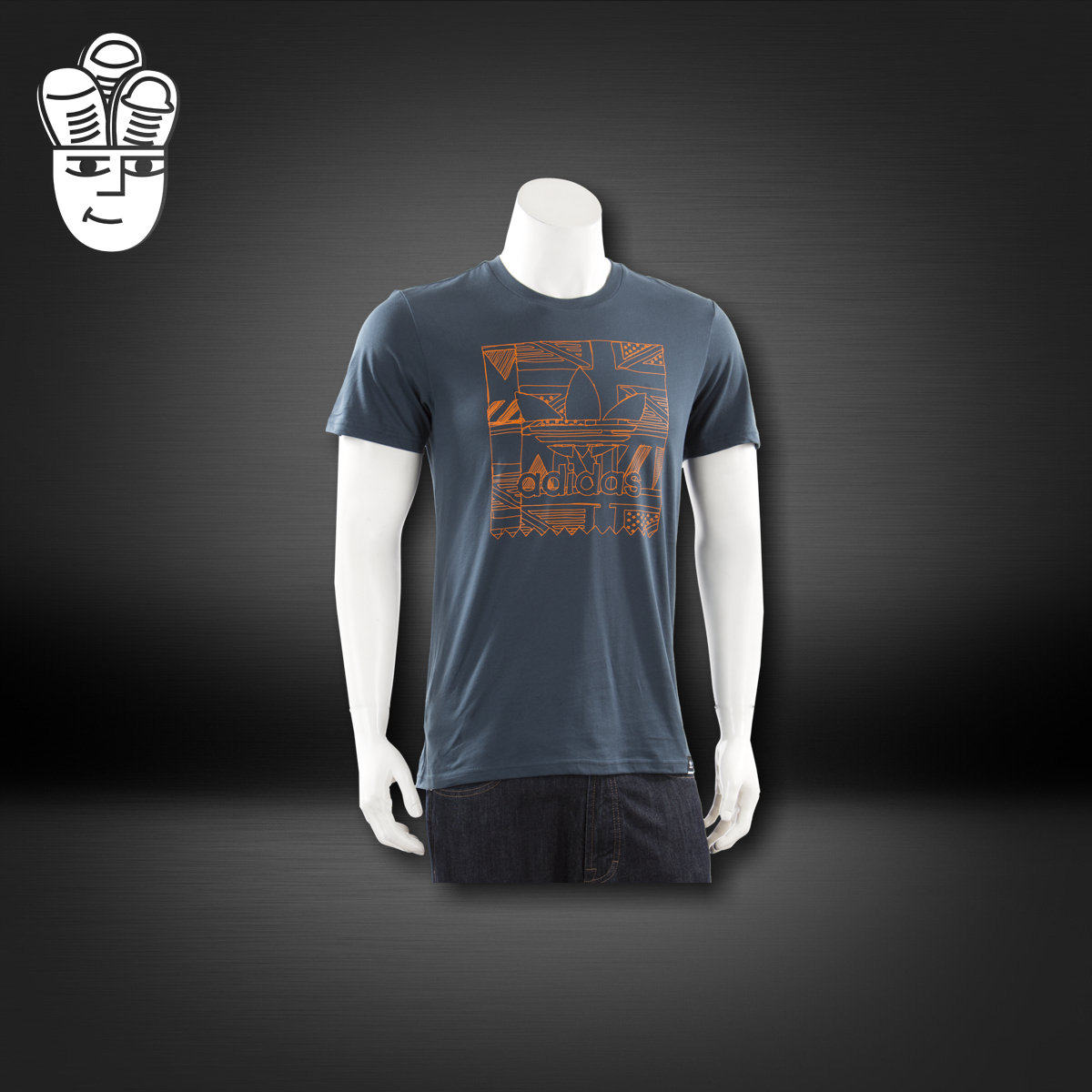 Adidas Flag Army Fill T-Shirt 阿迪达斯男子运动T恤 时尚短袖