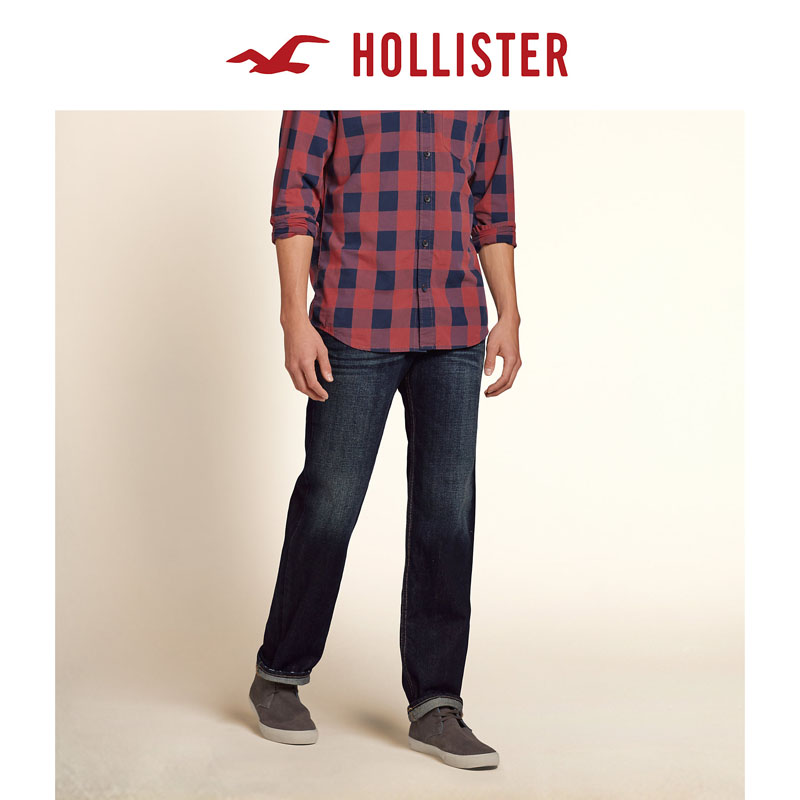 Hollister 经典直筒牛仔裤 男 84957