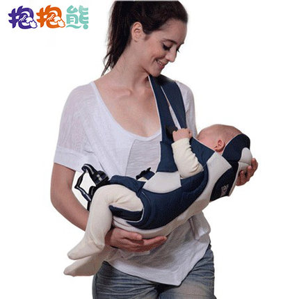 抱抱熊正品豪华型多功能四季款宝宝背袋/抱袋/背巾A02