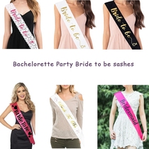 Bachelor party bridal shoulder strap bridesmaid etiquette belt Bride to be bridesmaid sash