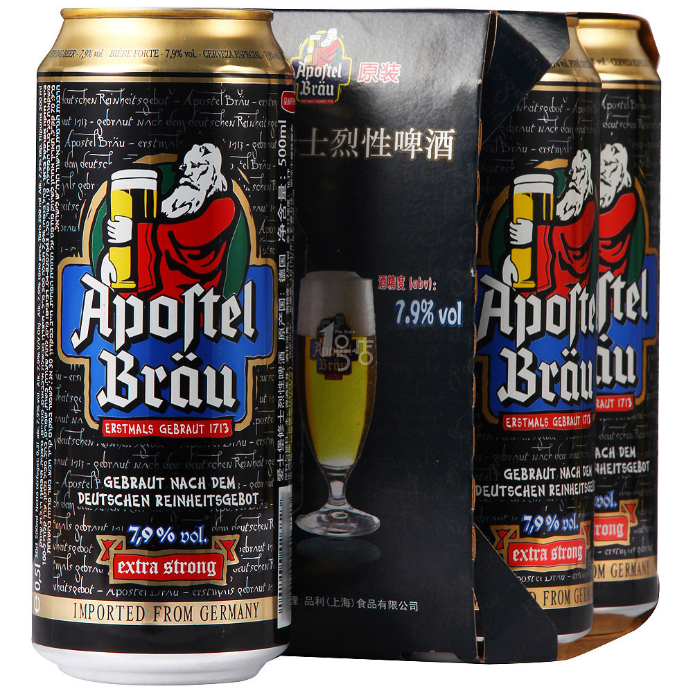 德国 修士烈性啤酒 500ml/罐*4