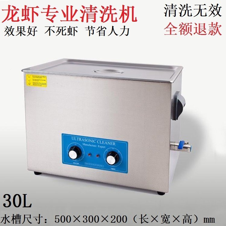 Crayfish Ultrasonic Cleaning Machine Seafood Shell Crab Dishwashing Chopsticks Tableware Fruits and Vegetables to Remove Pesticide Residue