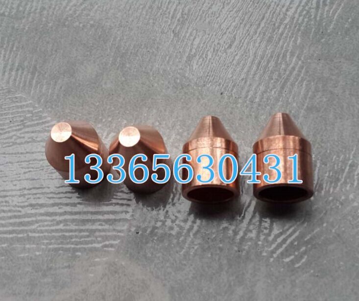 Point-headed electrode cap φ16*23mm High quality chrome zirconium copper material Diameter 16 electrode cap height 23mm