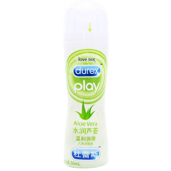 杜蕾斯50ml水润芦荟人体润滑剂 男女房事用润滑油 情趣按摩油 CX