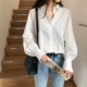 A7seven khí chất hoang dã rộng quá khổ áo sơ mi nữ màu sắc mùa xuân và mùa hè Hàn Quốc của áo sơ mi sang trọng sang trọng thủy triều Áo sơ mi