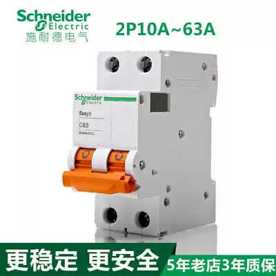 Schneider circuit breaker empty Open household 2P32A 10A ~ 63A E9 air switch EA9AN2C32