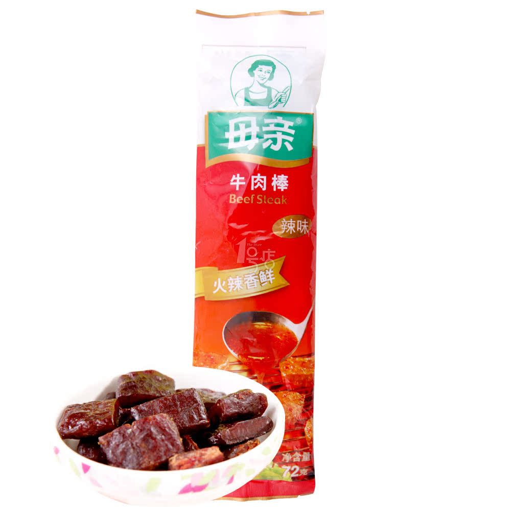 母亲 辣味牛肉棒72g/袋