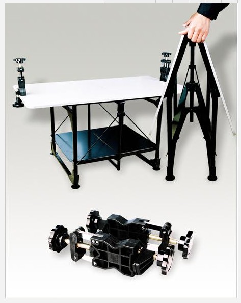Zhitunda TTG06 fiber optic cable splicing workbench is easy to carry and foldable field fiber optic cable fusion splicing station
