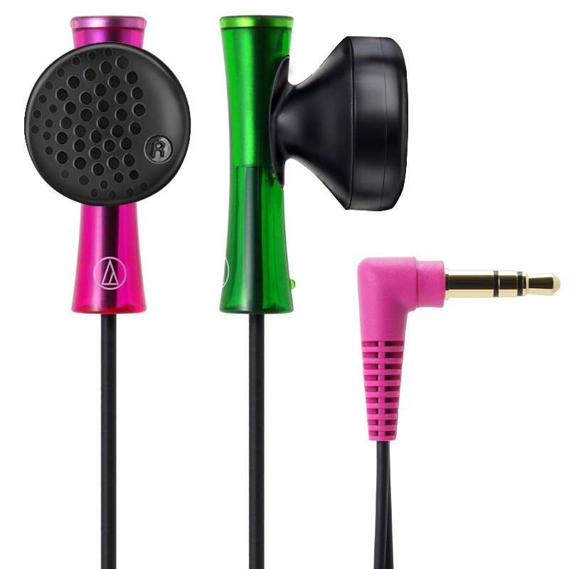 Audio Technica/铁三角 ATH-J100  精巧细小耳塞式耳机时尚多彩