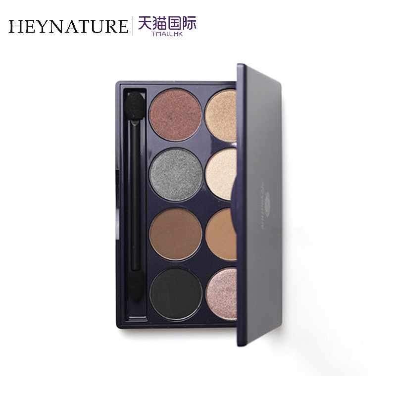 heynature/韩妮采韩国进口 8色矿物质迷人眼影盘 1.2g*8