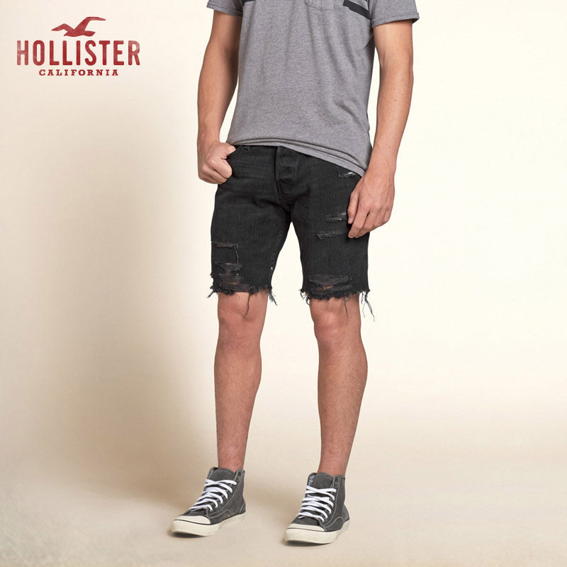 Hollister 学院款牛仔短裤 男 92910