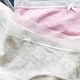 6 túi đồ lót nữ màu rắn cotton thắt lưng tam giác Quần lót nữ quần lót nữ sinh Giữa eo