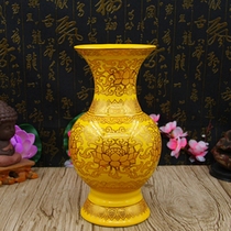 For Buddha Lotus ceramic vase retro flower arrangement Guanyin Buddha platform vases for Bodhisattva Buddhist supplies